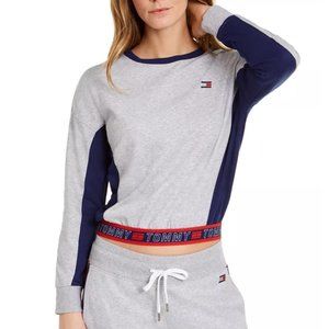 TOMMY HILFIGER SPORT Colorblocked Cropped Top, Size S, NWT